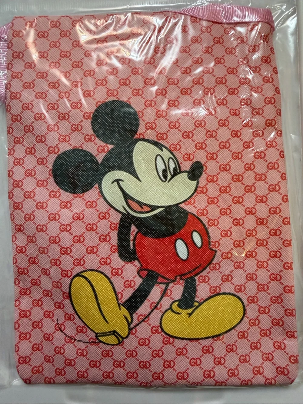 Mickey-Inspired Crossbody Bag | Pink